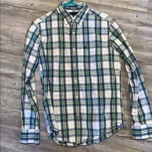 American Eagle Plaid Button Down
